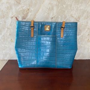 Dooney and Bourke Lexington Croc leather tote